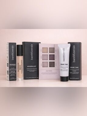 ✨bareMinerals Bundle | NIB 3-Piece Set🌟 Eyeshadow Palette, Primer & Concealer